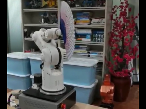 Robotic Arm Fan Show